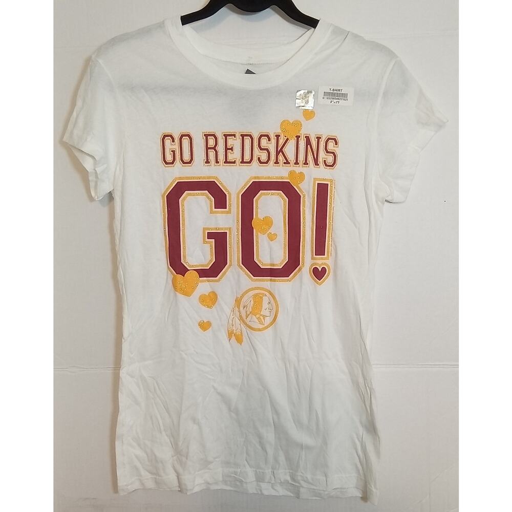 Washington Redskins "GO REDSKINS GO!" Women's Tee Medium